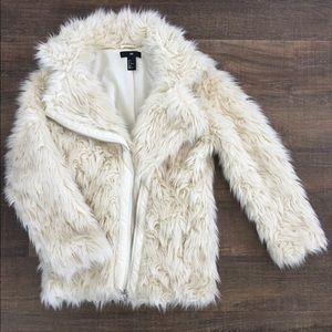 Faux fur coat