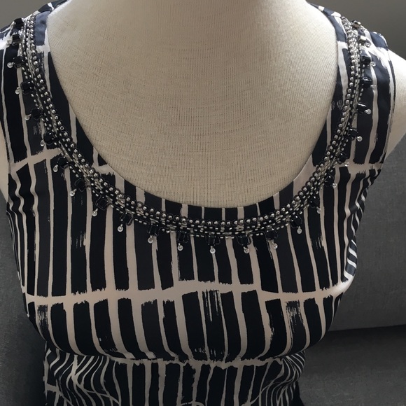beaded ann taylor top - Picture 2 of 4