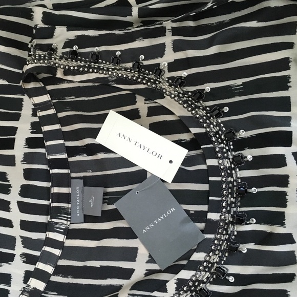 beaded ann taylor top - Picture 4 of 4