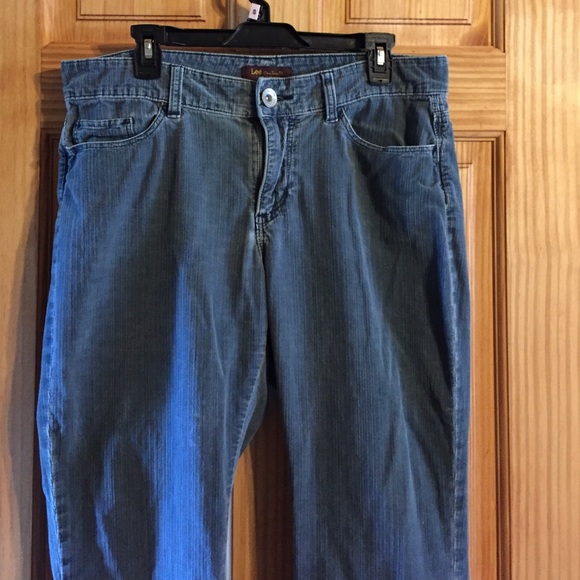 Blue stretchy pants