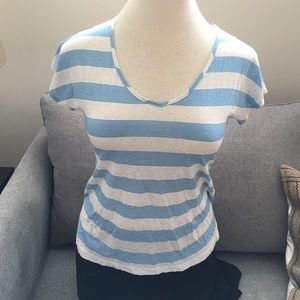 striped crochet top