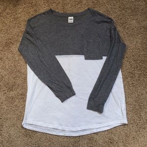 VICTORIAS SECRET PINK LONG SLEEVE SHIRT❤️💙💞