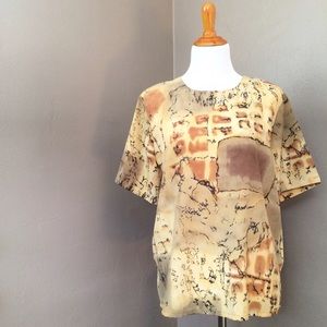 Brown Vintage Neutral Blouse