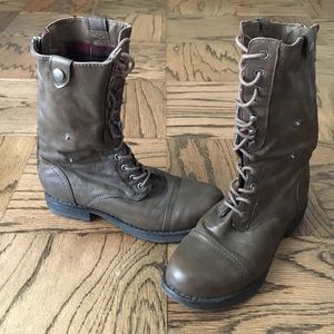 Madden Girl brown fold down boots - size 7.5