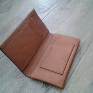 Coach brown leather wallet
