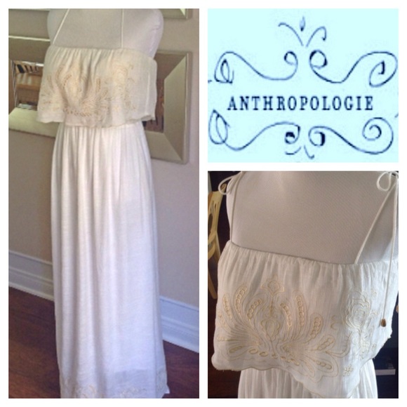Anthropologie Dresses & Skirts - T-bags Los Angeles embroidered maxi dress