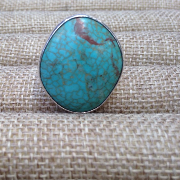 Sterling Silver Authentic Turquoise Ring
