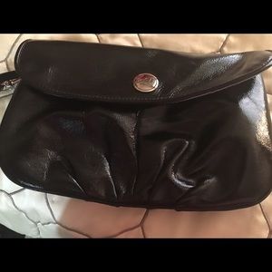 Coach black clutch