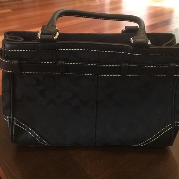 Coach Black Shoulder Purse - Picture 2 of 4