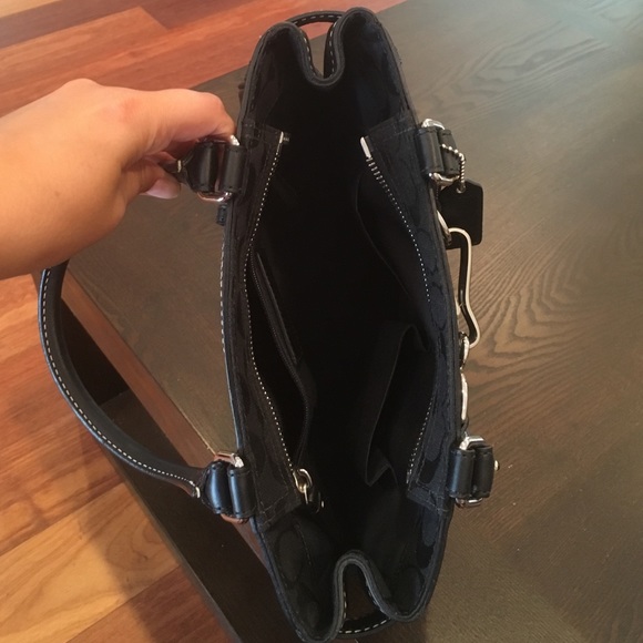 Coach Black Shoulder Purse - Picture 3 of 4