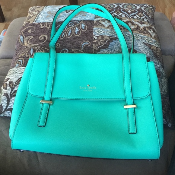 Turquoise Kate spade shoulder bag