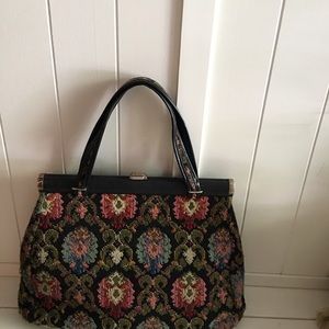 Vintage carpet bag