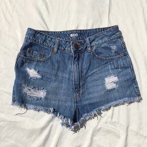PRICE NEGO!-UO BDG High Waisted Jean Shorts