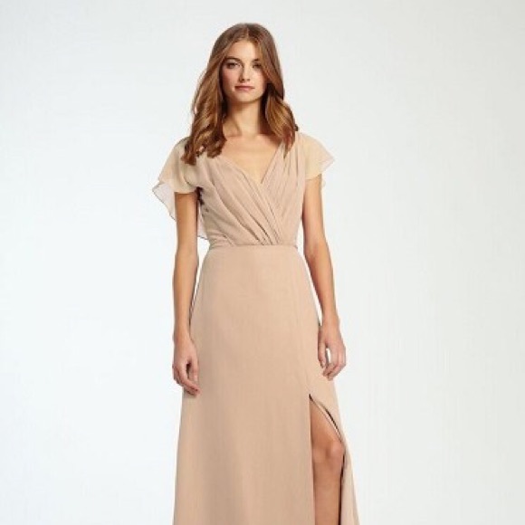 Monique Lhuillier Bridesmaid dress size 14 sea - Picture 2 of 2