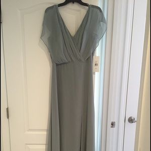Monique Lhuillier Bridesmaid dress size 14 sea