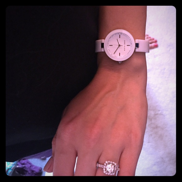 Anne Klein Accessories - Anne Klein Swarovski Crystal Ceramic Watch