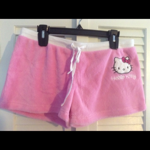 Hello Kitty fleece shorts