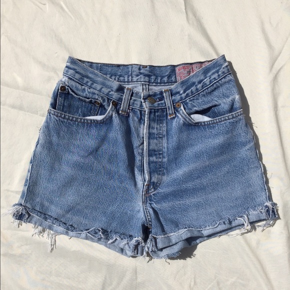 Vintage Levi High Waisted Jean Shorts