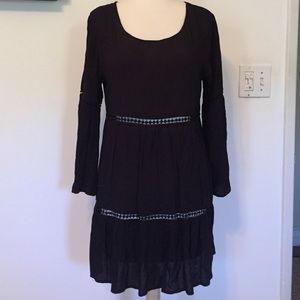 Black, flow dress