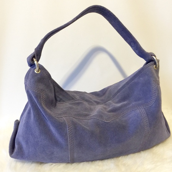 Lucky Brand Bags | Flash Sale Lavender Suede Hobo | Poshmark