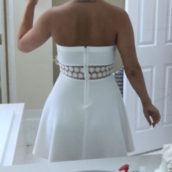 Charlotte Russe Strapless White Dress - Picture 2 of 4