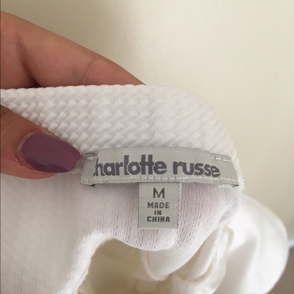 Charlotte Russe Strapless White Dress - Picture 4 of 4