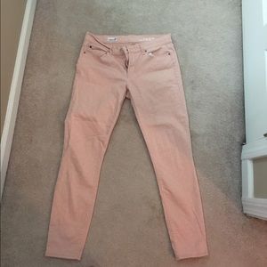 Gap 1969 polka dot peach jeans