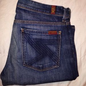 Size 27, boot cut 7's