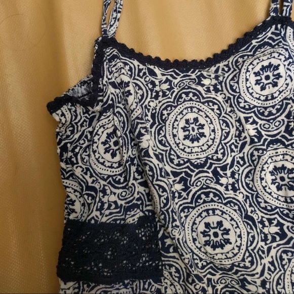 Blue patterned sun dress - Picture 3 of 4