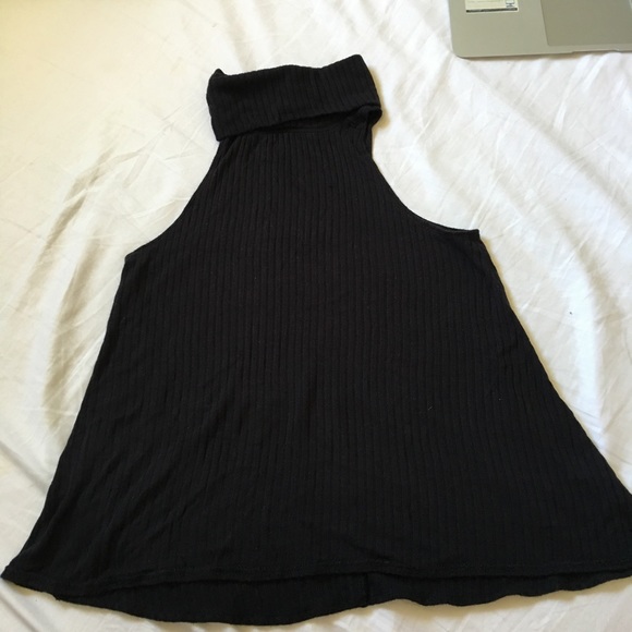 Free people sleeveless turtleneck top