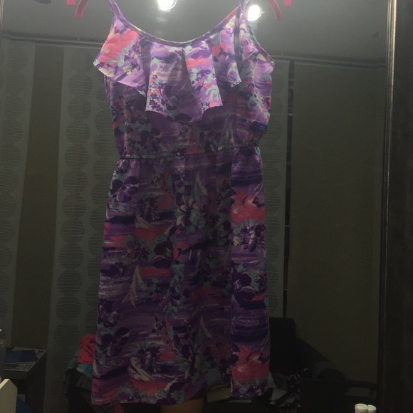 Ruffled Purple Dress