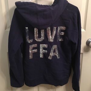 FFA sequin hoodie