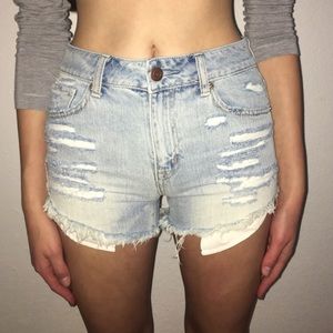 American eagle high waisted shorts!
