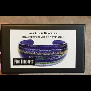 Pier 1 glass art bracelet