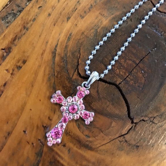 Cookie Lee cross necklace
