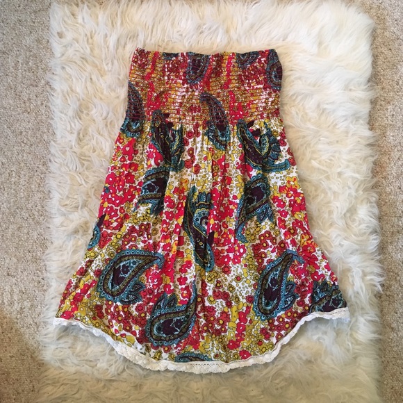 Detailed, Strapless Dress from Forever 21