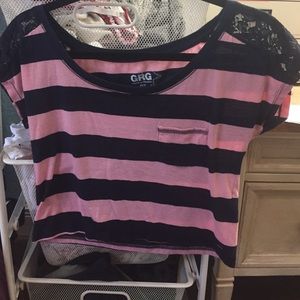 Striped Crop Top