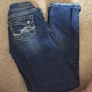 Silver Bootcut Jeans