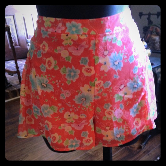 Floral free people shorts