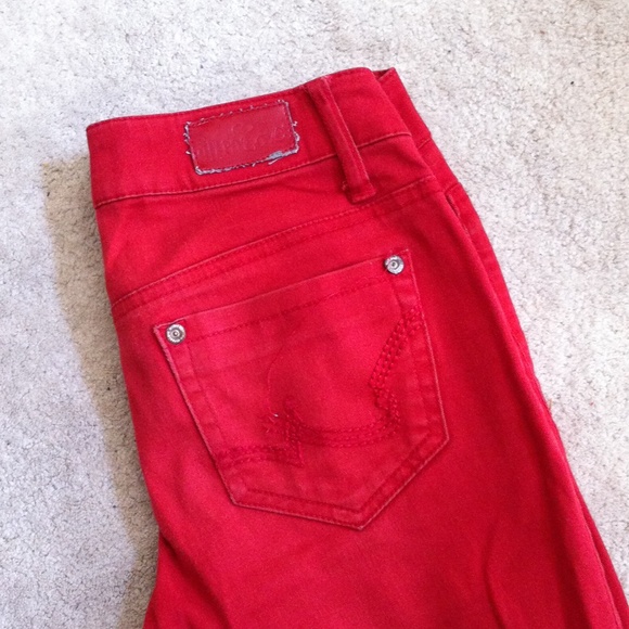 Red skinny jeans - Picture 2 of 4