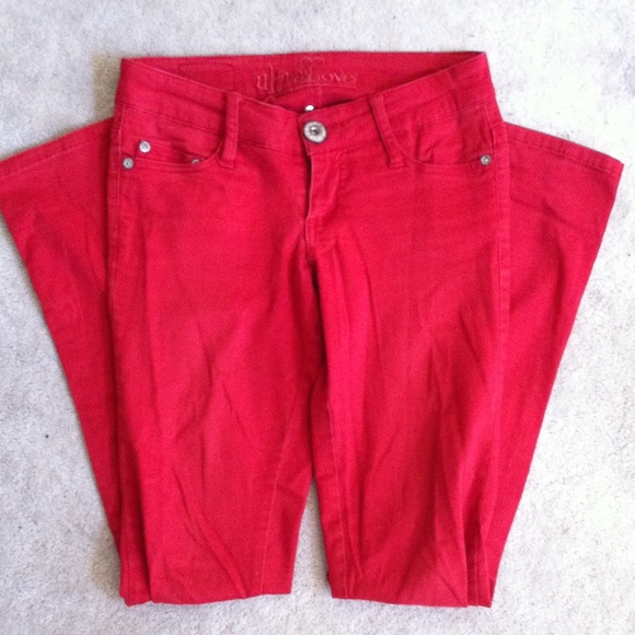 Red skinny jeans - Picture 3 of 4