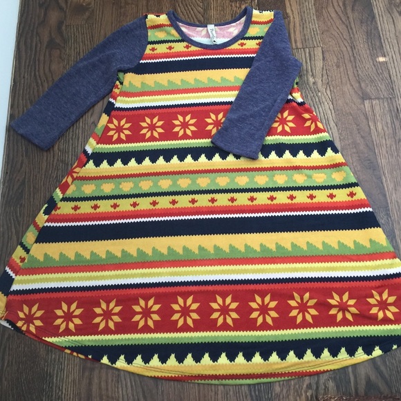 Pomelo soft multi print dress