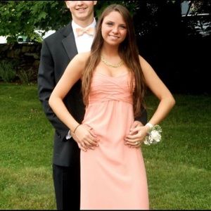 TED BAKER Peach Maxi Gown