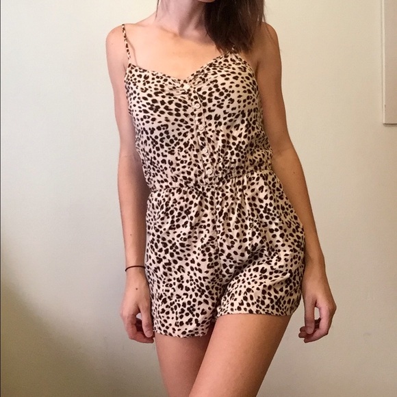 H&M Dresses & Skirts - H&M Cheetah Romper
