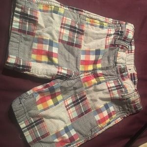 Boys plaid nautica shorts