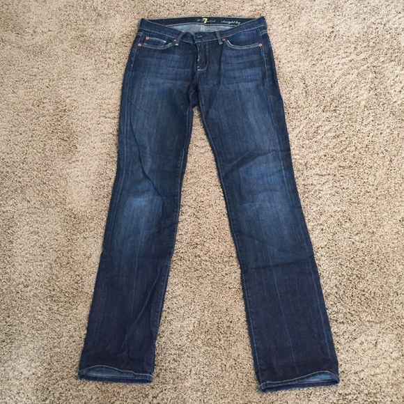 7 for all mankind straight leg jeans