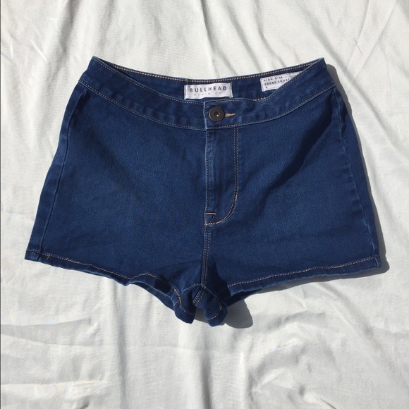 Pac Sun Bullhead Denim Co. High Waist  Denim Short