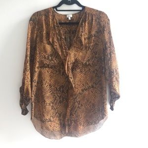 T. Babaton Aritizia Silk Blouse size S