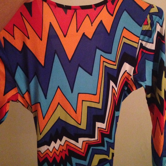 Zigzag Colorful Maxi Dress - Picture 2 of 2