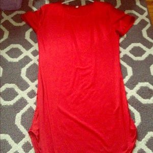 Red T-Shirt Dress